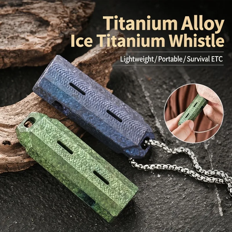 edc-titanium-survival-whistle-with-compass-high-decibel-blast-sound-coach-referee-whistle-outdoor-emergency-for-camping-hiking