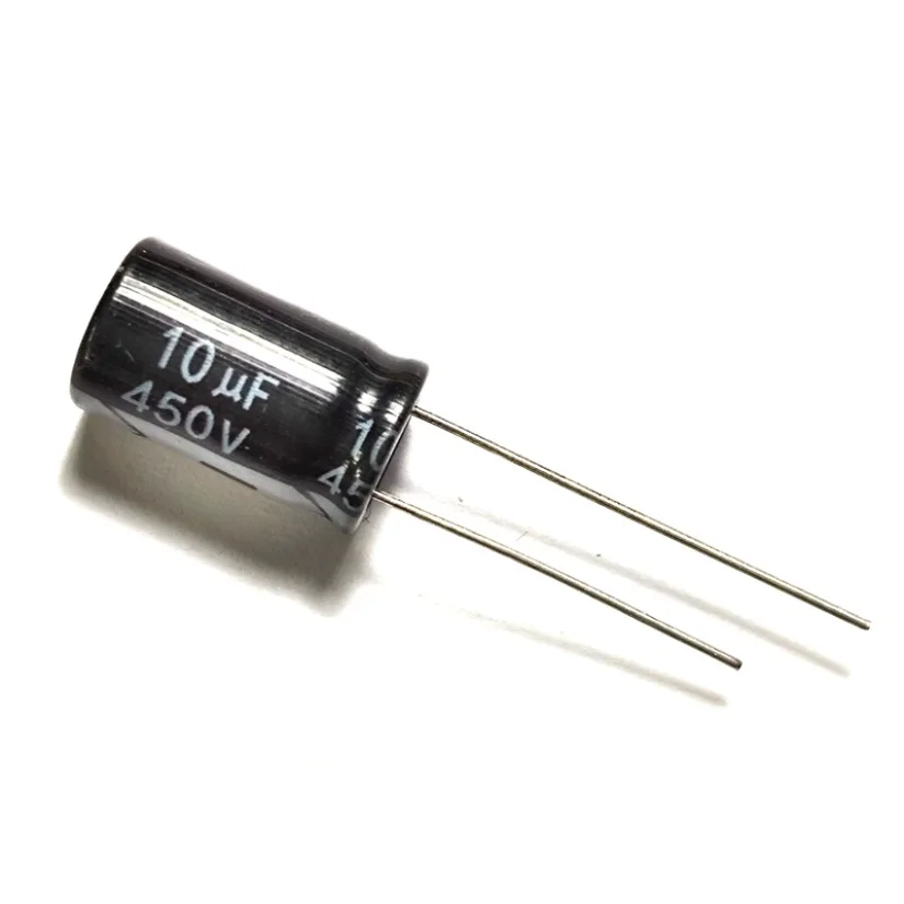 450V 2.2 3.3 4.7 6.8 10 15 22 33 47 68 82 100 120 150 220 UF MFD Aluminum Electrolytic Capacitor