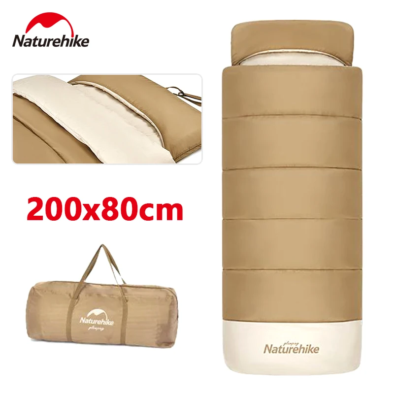 

Naturehike Camping Sleeping Bag Waterproof Outdoor Portable Cotton Quilt Mattress Winter Warm Spring Autumn Moisture-proof Pad