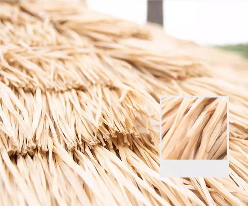 Double - Layer Thatched Offset Umbrella - Enhanced Airflow for Garden Dining & Balcony Relaxation