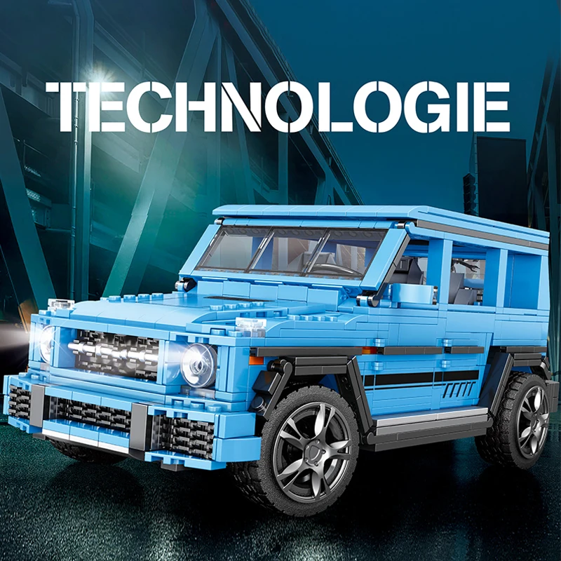 

Технический G-класс «The Beast», 1204 шт., строительные блоки для внедорожника, модель внедорожника, сборка, игрушка в подарок для мальчиков, взрослых и детей