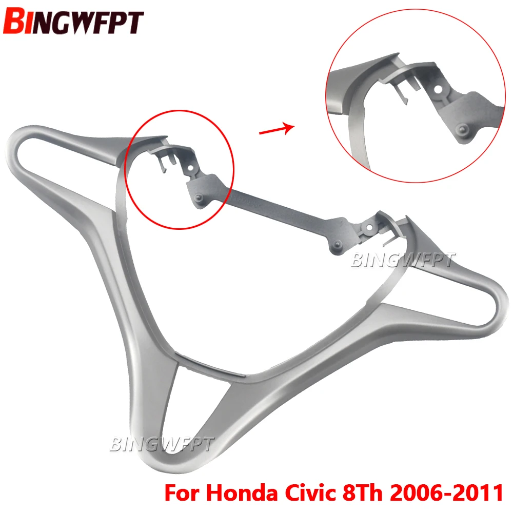 

Рулевое колесо, автомобильный круиз-аудио радиопереключатель, рамка кнопки 78540-SVA-A01ZB для Honda Civic 2006 2007 2008 2009 2010 2011