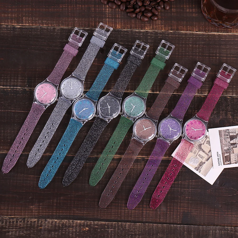 

Watch Pink Colorful Shining Design Creative Quartz Timepiece for Adjustable Strap Birthday Christmas Gift