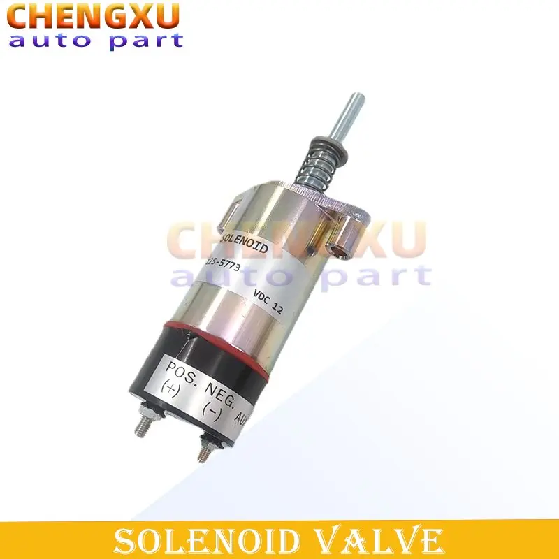 125-5773 8C-9986 12V Excavator Parts Flameout Solenoid Valve FOR CAT 3204 3304 3306 3304B 3306B Engine SOL22103