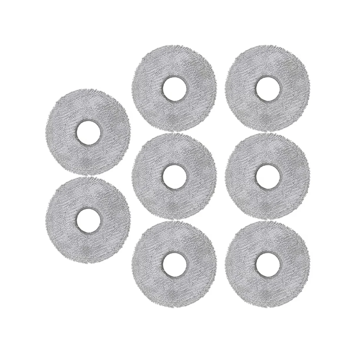 ผ้าไมโครไฟเบอร์สำหรับถูพื้น Y32A 8 ชิ้น สำหรับหุ่นยนต์ดูดฝุ่น P20 Pro/T5 Pro อุปกรณ์เสริม ผ้าถูพื้นสำรอง