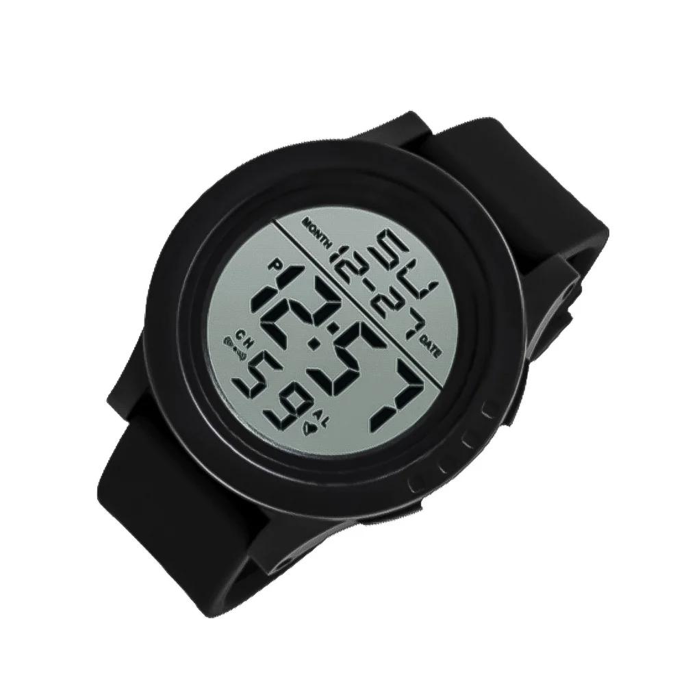

Large Screen Led Sports Watch 30M Waterproof Digital Wristwatch For Men Women Swimming Diving Dual Time Stopwatch Alarm