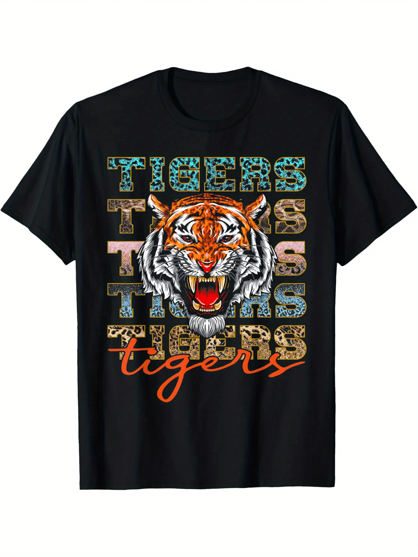 

Vintage Tigers Football Distressed Evergreen Sports Game Day T-Shirt Selected pure cotton interesting design