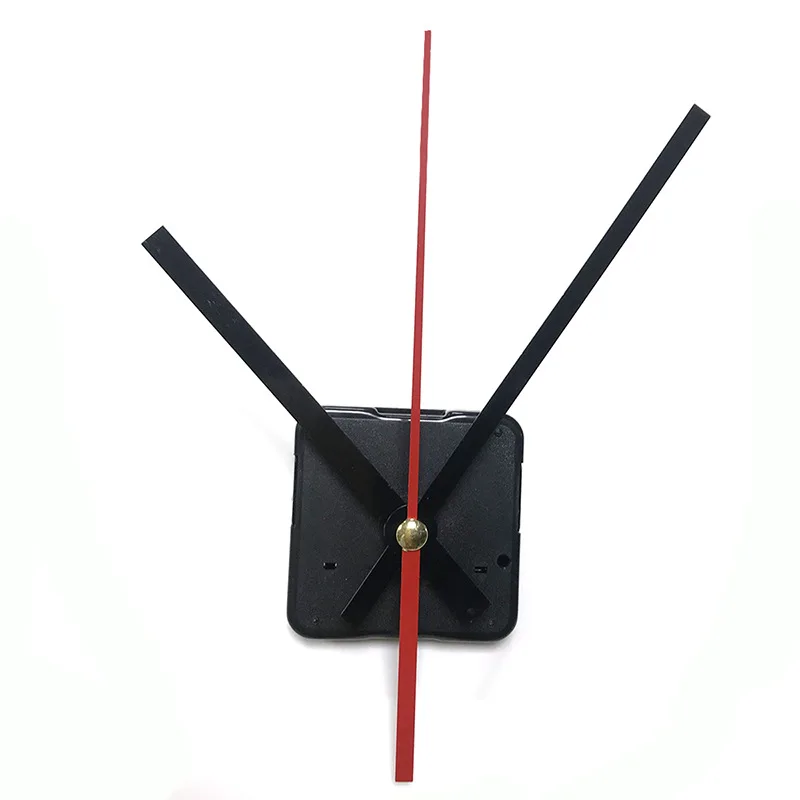 10pcs/lot DIY Quartz Clock Movement Mechanism with Long shaft and Metal Needles Wall Clock Repair Kit часовой механизм тихий