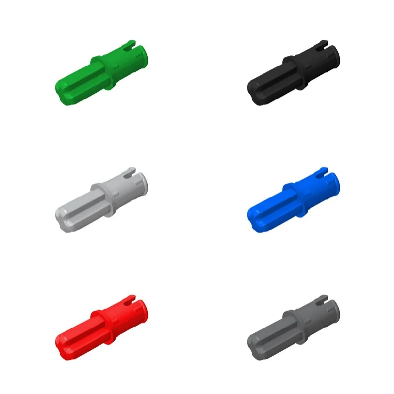 MOC 100PCS Puzzle Particle 43093 Axle 1L With Pin Bricks Building Blocks Friction Ridges Idea Toys Birthday Gifts Dropshipping