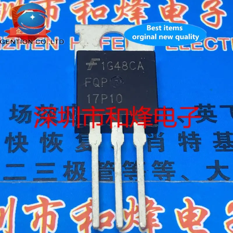 

10pcs 100% orginal new FQP17P10 TO-220 -16.5A -100V