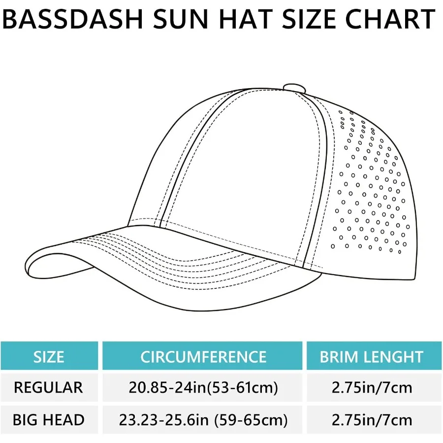 UPF 50 + قبعة بيسبول سريعة الجفاف مقاومة للماء بالليزر قطع شبكة Snapback قبعة للرجال النساء الصيد التنزه FH14 مثالية ل