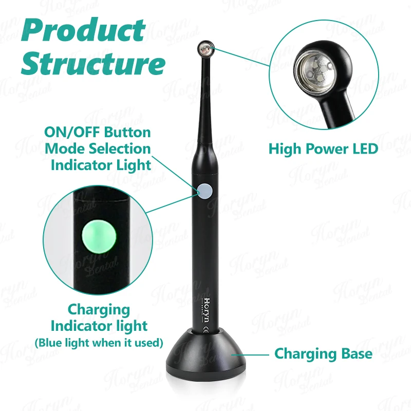 High Power Wide Spectrum Cure All the Oral Resin Materials Led Curing Light