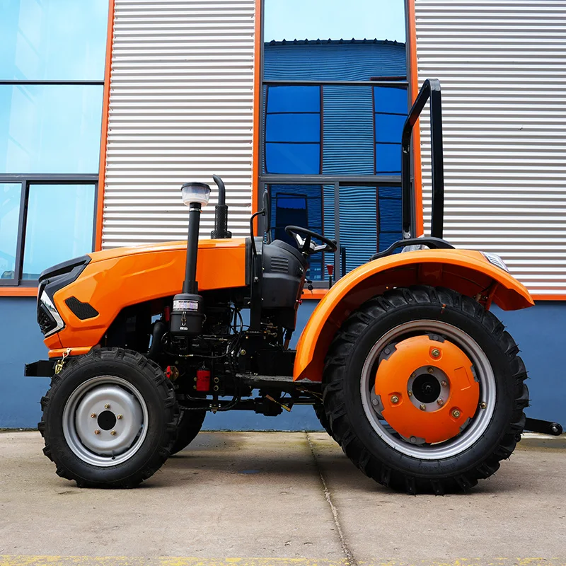 Mini Farm 4wd Chinese Compact Tractor Agricultural Tractor 40HP 50HP 60HP 70HP Small Traktor 4x4 Orchard Garden