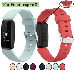 Silicone Sport S/L Strap Wristbands Compatible For Fitbit Inspire 2 Band Replacement Smart Watch Bracelet For Fitbit Inspire 2