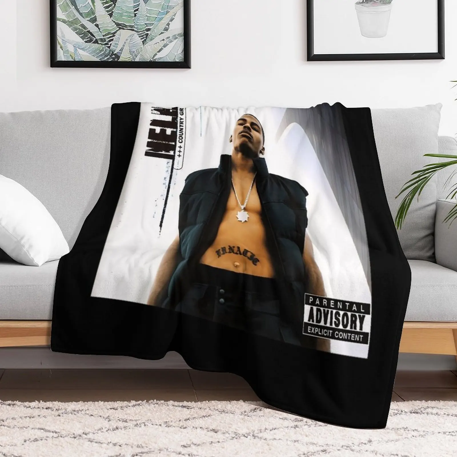 Nelly Country grammar Trends Throw Blanket wednesday christmas gifts Luxury Thicken Blankets