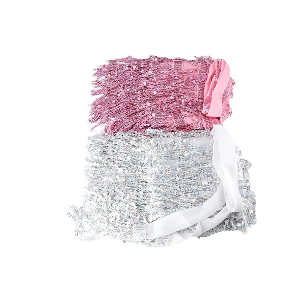 Pratique paillettes en mousseline de soie pour fille pour femmes Costumes de danse du ventre accessoires de danse du ventre écharpe de danse du ventre ceinture de danse du ventre