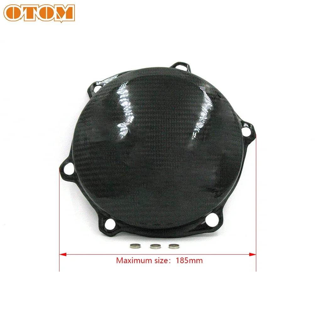 Motocross Engine Protective Cover Carbon Fiber Printing Ignition Clutch Guard For YAMAMA YZ250F 2019-2023 Motorcycle Refit Parts