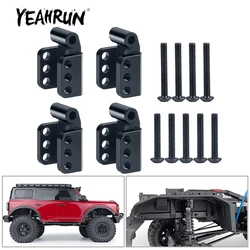 YEAHRUN Aluminum Alloy Front & Rear Shock Absorber Towers Mount for TRX-4 Defender Bronco Blazer 1/10 RC Crawler Car