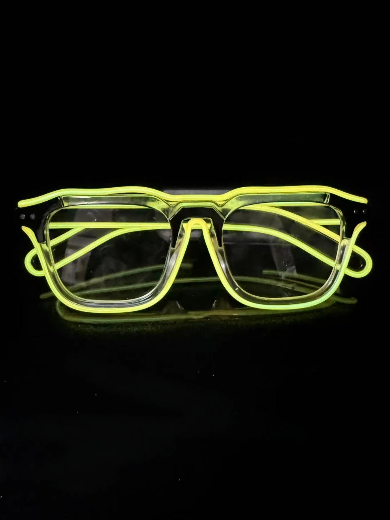 Bezprzewodowe okulary EL świecące, okulary LED disco, okulary celebrytów internetowych, pikselowe okulary do KTV, barowe okulary tworzące atmosferę, okulary koncertowe, efekt flash.