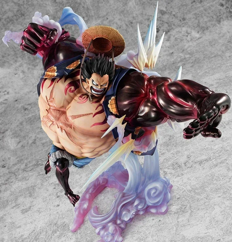 

2025 New Product Genuine Luffy Figure Is Exquisitely Crafted It Is A Collection Gift of Monchi D Luffy 4th Gear Bouncy Man