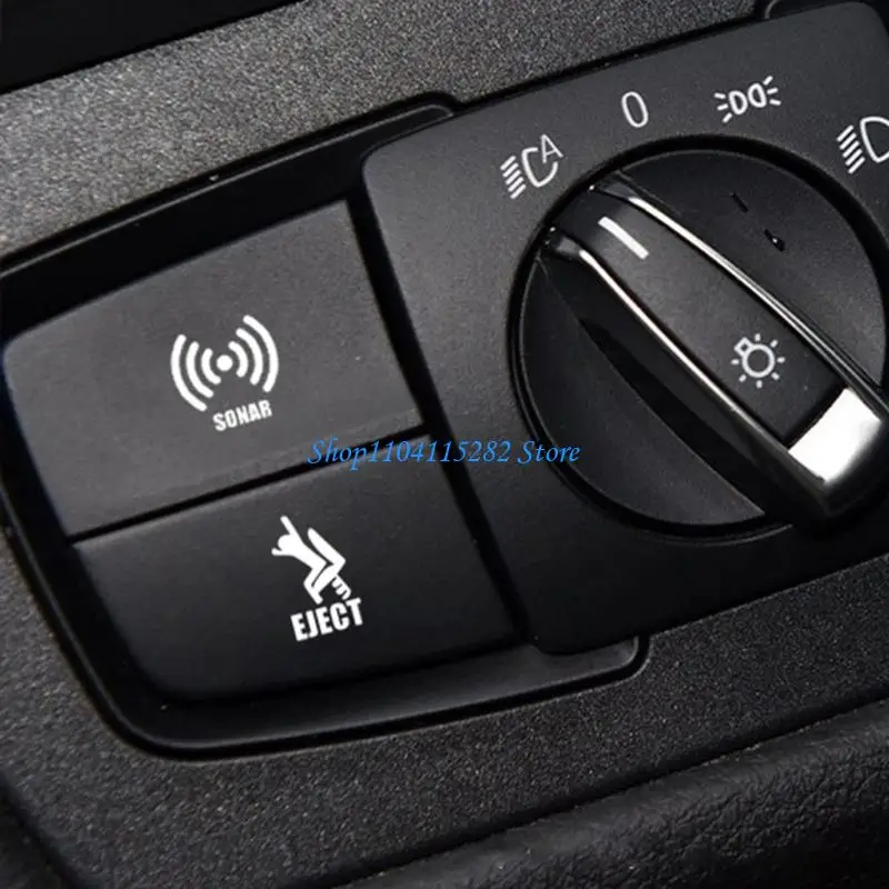 Compact Customizable Automotive Window Switches Stickers PVC Adhesive Labels Decals Sheet For Custom Button Panel Design