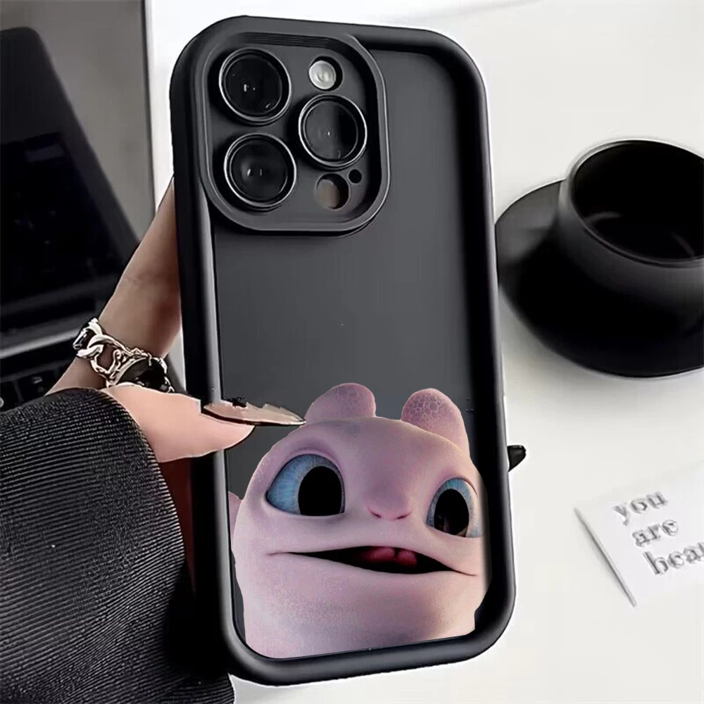 Lovely couple Toothless Fury Dragon Phone Case For Xiaomi Redmi 9A 9C 10 10C 12C K40 K50 10 11 12 Pro 5G Cover With Hand Strap