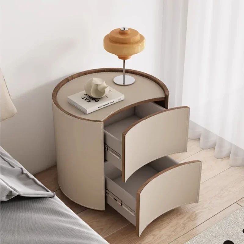 

Luxury Minimalist Simple Style Nightstands Trendy Elegant Bedroom Furniture,Creative Aesthetic Bedside Table
