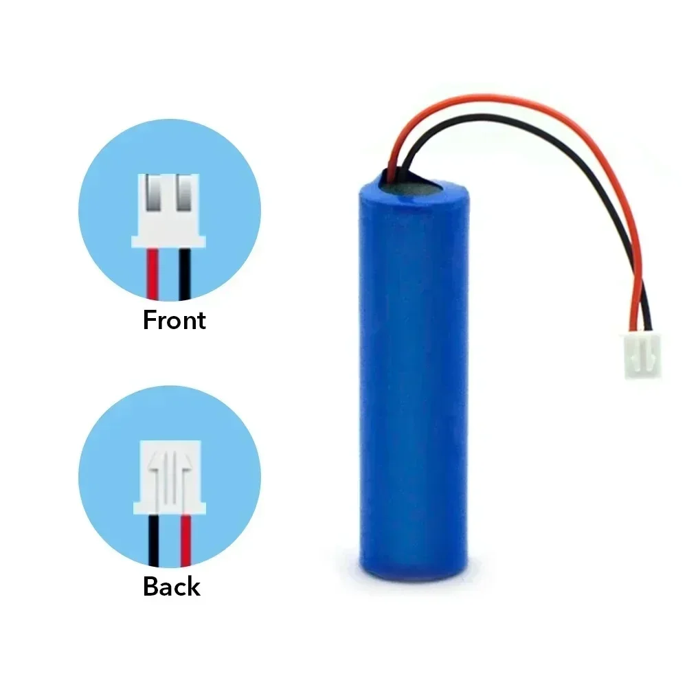 18650 แบตเตอรี่ชาร์จ 1s1p 3.7 V 2000mAh LED ตกปลาลําโพงบลูทูธฉุกเฉินแบตเตอรี่ DIY ปลั๊ก PH2.0