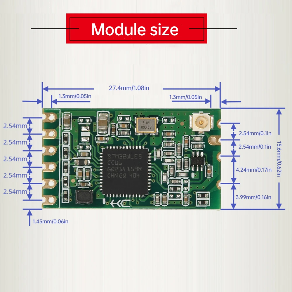 HC-14 wireless module 433MHz receiving and transmitting 1km serial communication data transmission si4438 networking