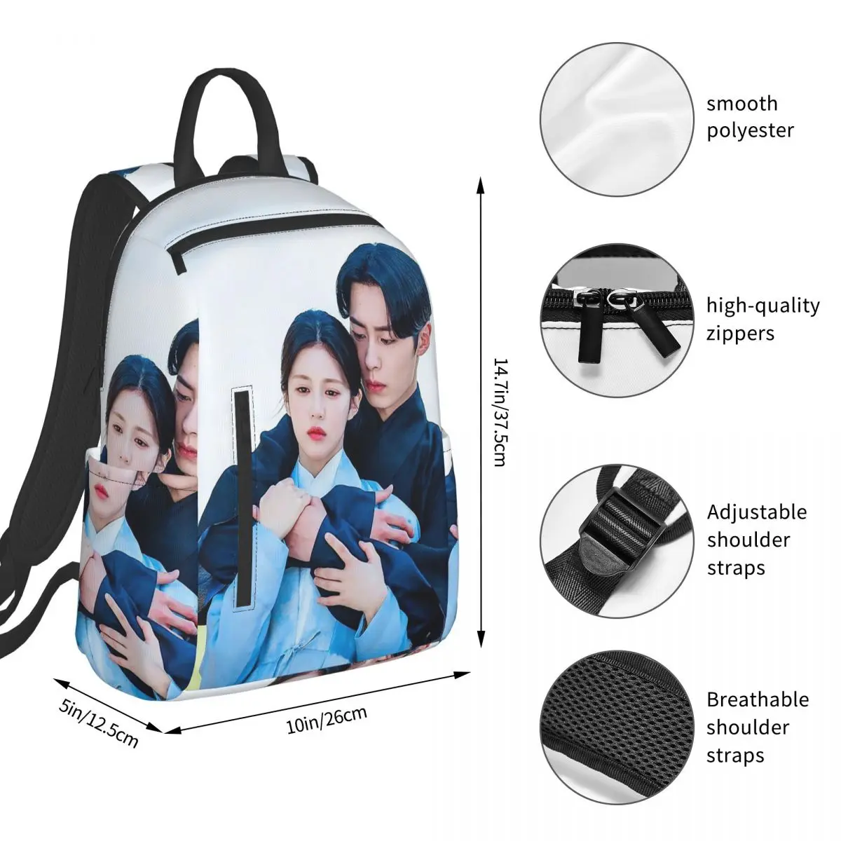 Kdrama Alchemy Of Souls Light And Shadow Backpack Student BookBag Children School Bag Computer Shoulder Bags Boys Girls