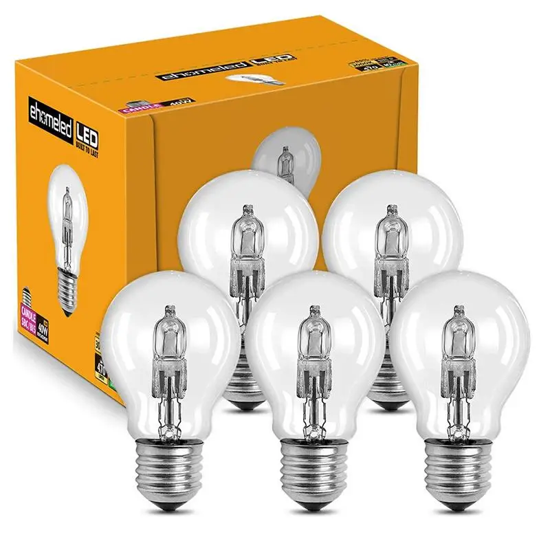 【K】E27 28W 42W 53W 70W 100W A55 Eye Protection Downlight Spot Halogen Bulbs A55 Replace Light Lamps Reflector For Living Room