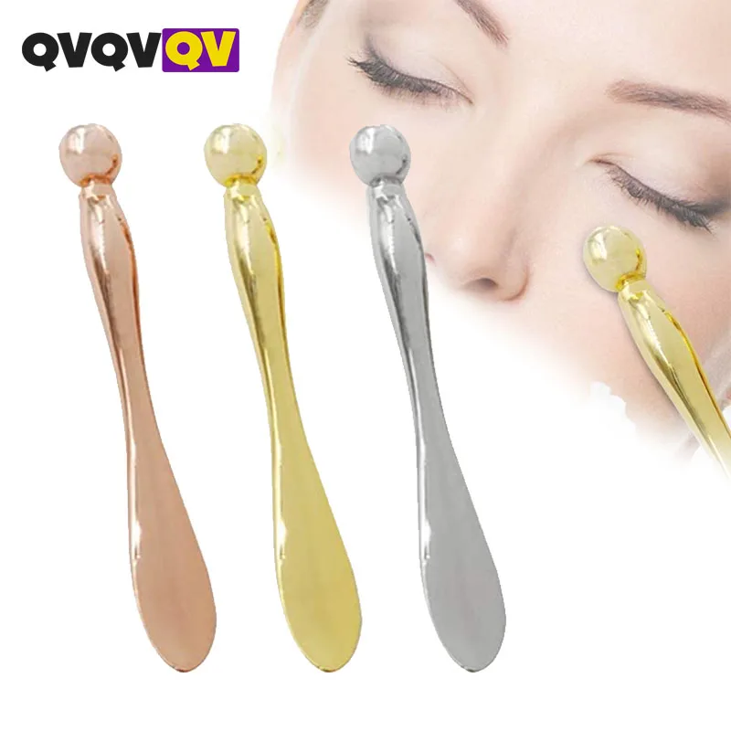 

Metal Face Massage Stick Anti Wrinkle Eye Cream Applicator Mask Mixing Spatulas Scoop Eyes Massage Beauty Bar Facial Care Tool