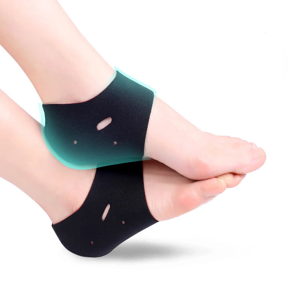 1 Paar Plantaire Fasciitis Therapie Wrap Voet Hiel Pijn Verlichting Mouw Hiel Bescherming Sok Enkelbrace Boog Ondersteuning Orthotische Binnenzool