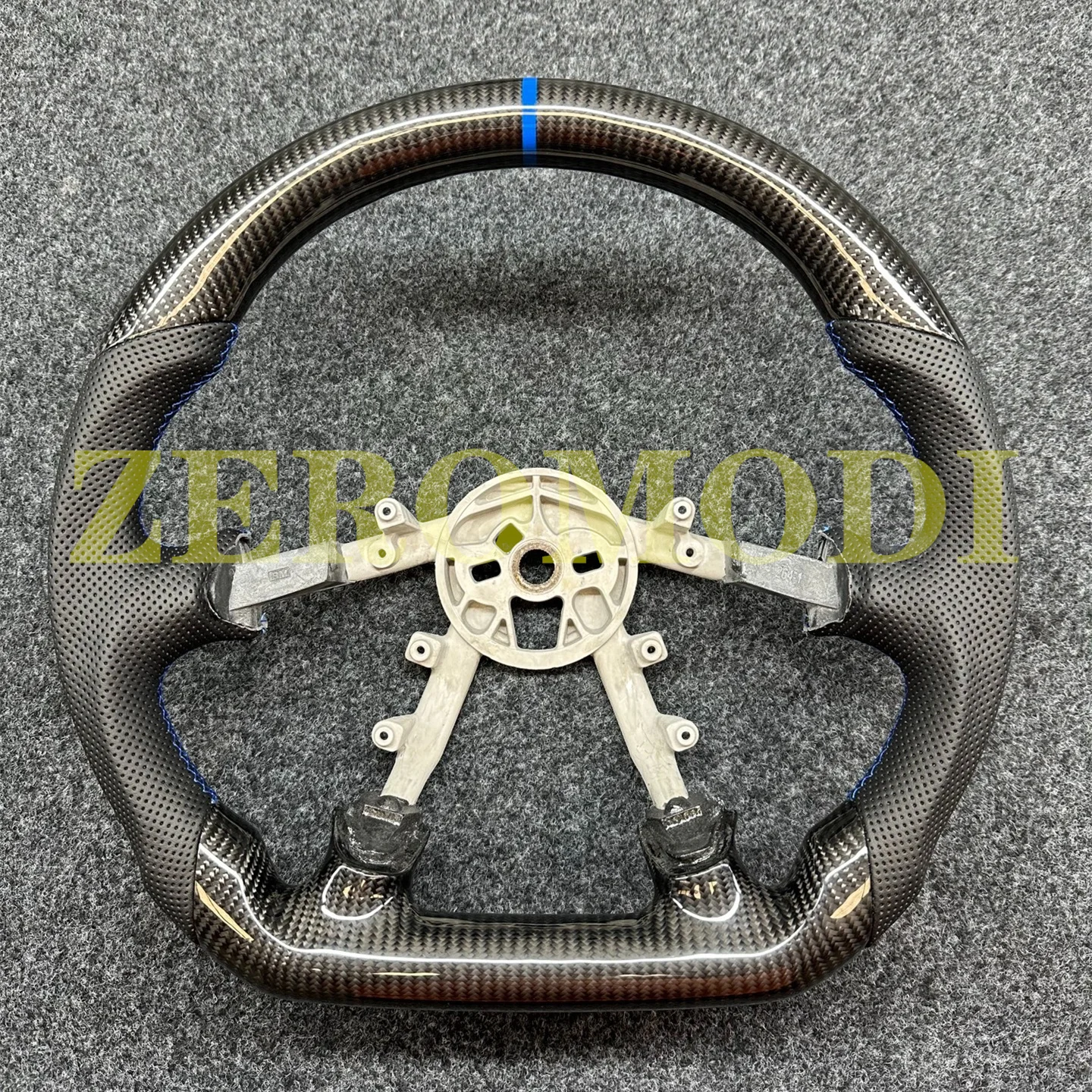 

CARBON FIBER Steering Wheel For Chevrolet Corvette C5 Z06 97-04 Suede D Shape