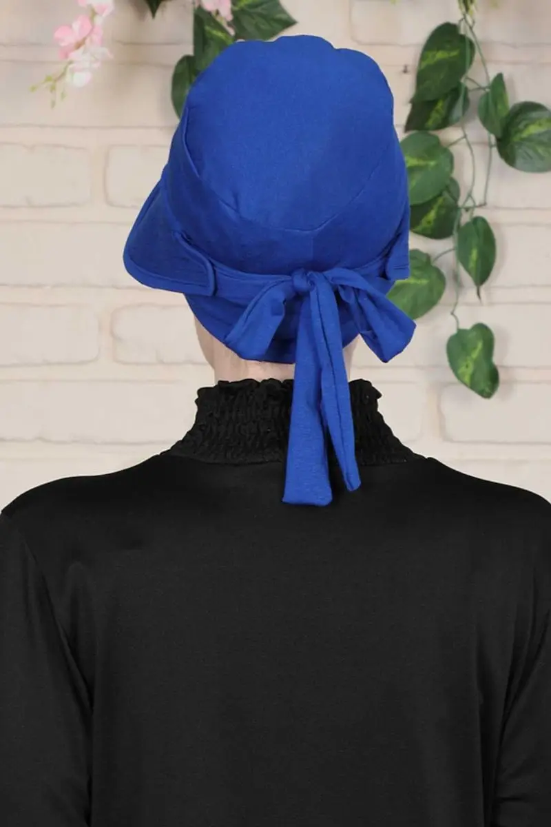 Daszek czesany kość sax niebieski