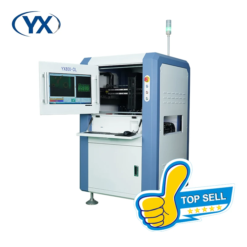 Stock in UE YX800-OL Vendita in fabbrica PCB Strumento di ispezione online Macchina AOI per ispezione ottica automatizzata per la linea di produzione SMT