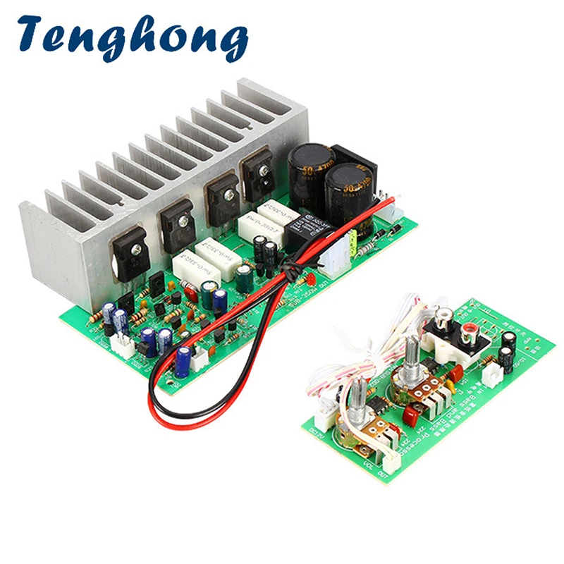 

Tenghong 350W Audio Sound Subwoofer Amplifier Board Dual AC24-28V Mono High Power Speaker AMP DIY 10-12inch