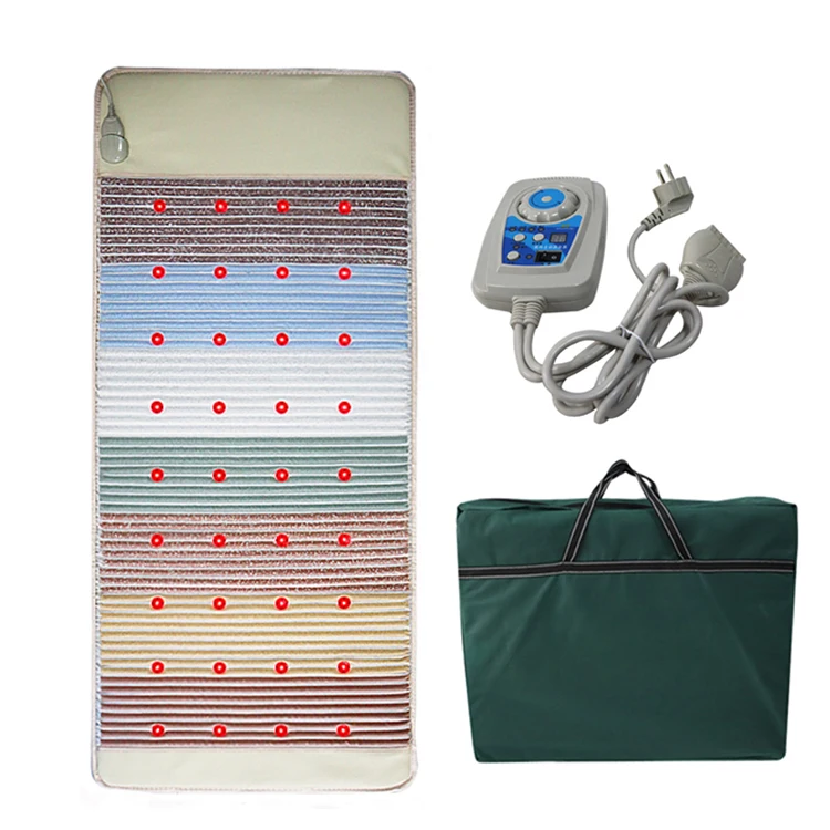 

80*190CM Photon Heating Body Mattress Far Infrared Heated Stone Pad with Seven-Color Negative Ion for Beauty Salon