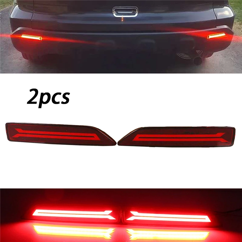 

1 Pair Car Rear Bumper Taillights Brake Lights LED Warning Turn Signal for Honda BRV 2015-2016 Auto DRL Fog Lamp Reflector Lamp