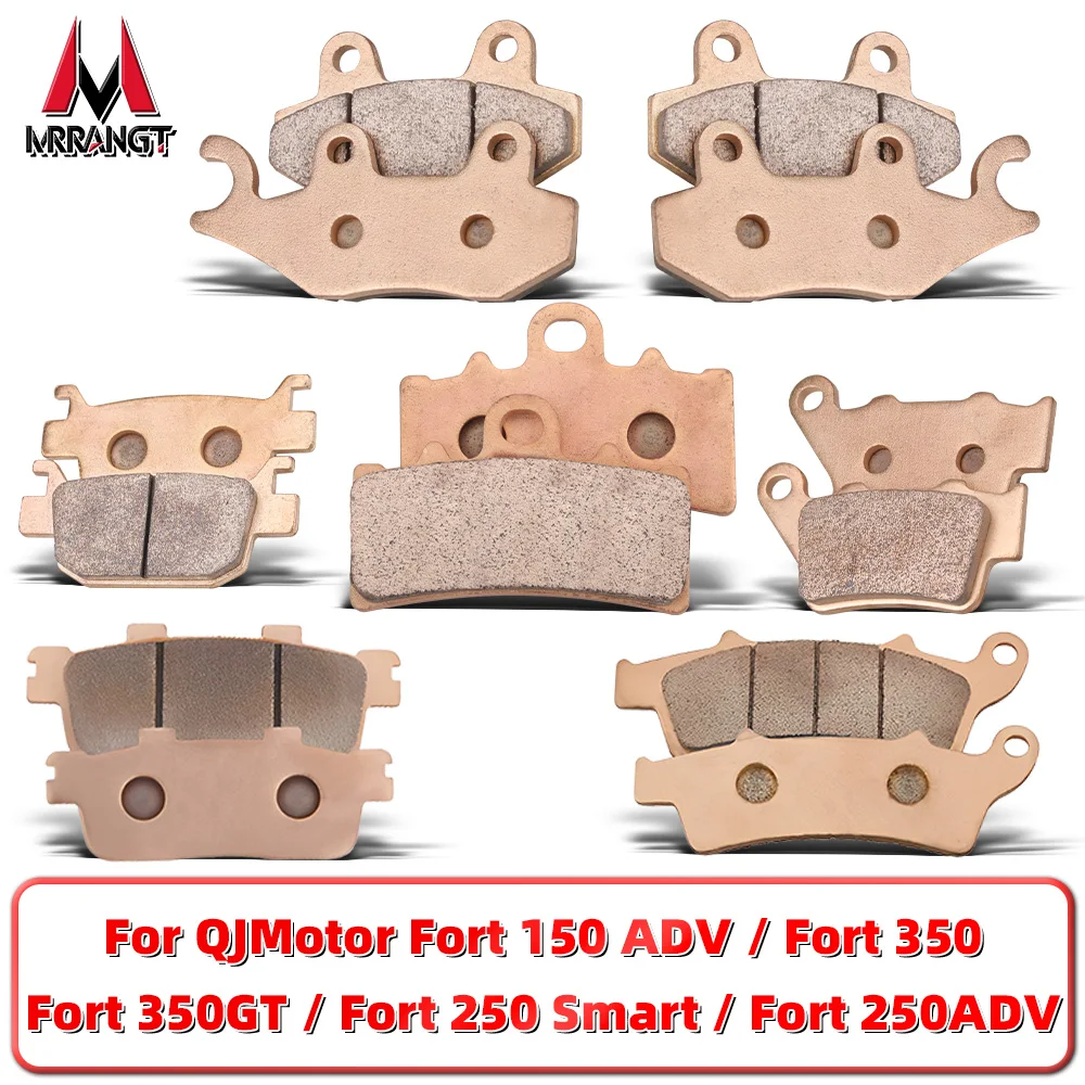 

MRRANGT Sintered Metal Brake Pads for QJMotor Hong Fort 350GT 250 150 ADV Scooter Front Rear Brake Set motorcycle parts