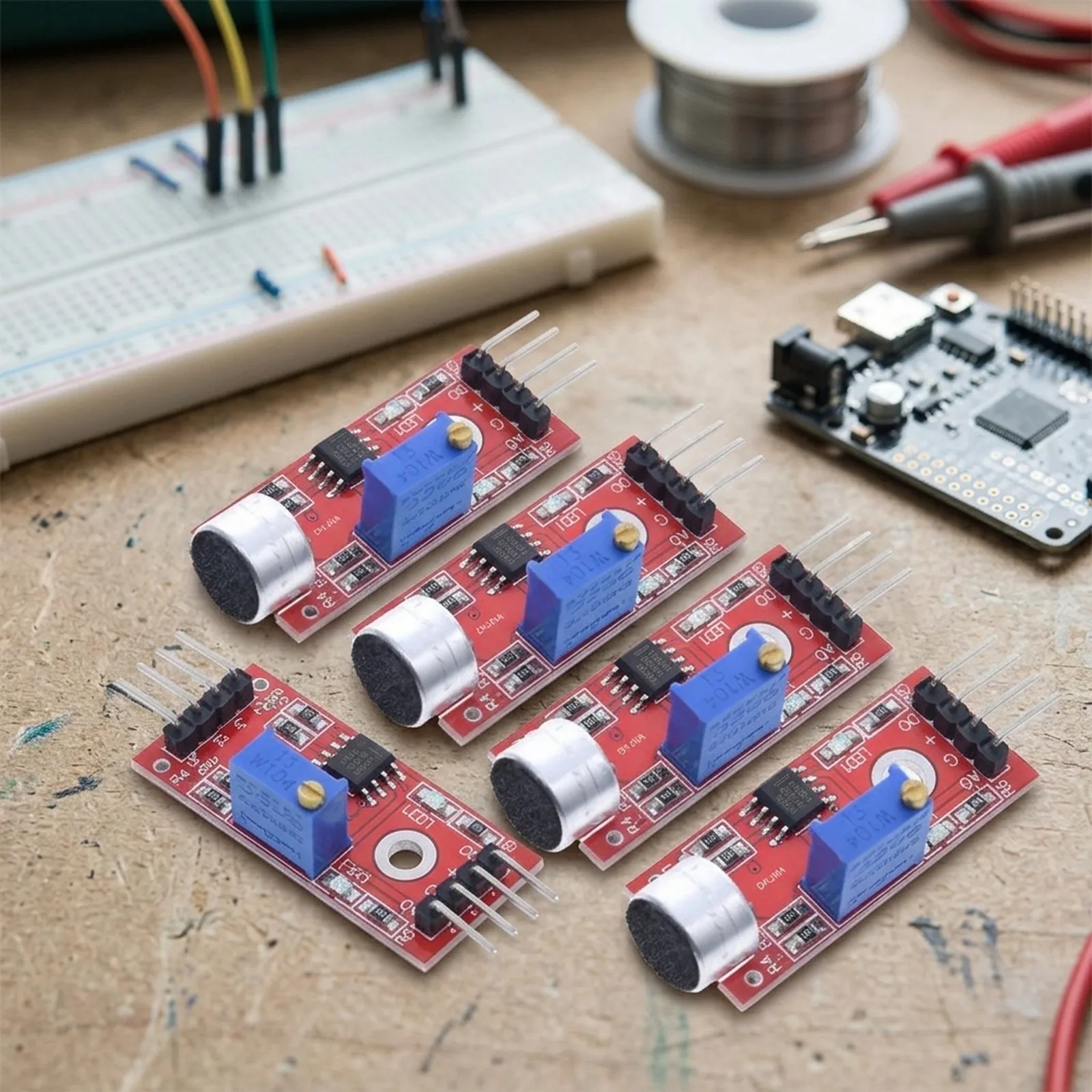 Sensor Module Ky-037 Low Noise Microphones Sensitivity Sound Sensor Supplies Threshold Wide Application  Sensor