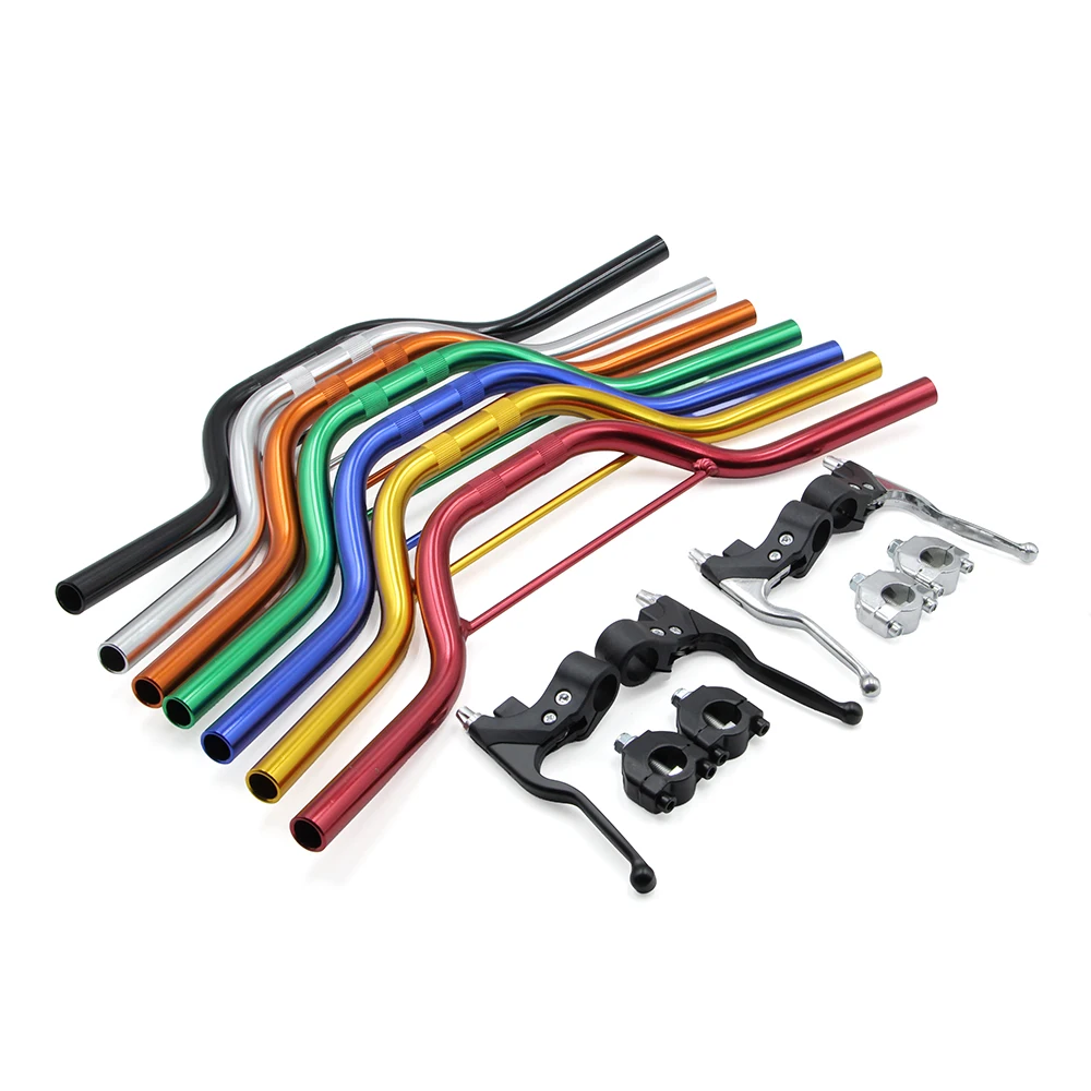 1 set 22mm motorcycle 7/8 aluminum handlebars for 47cc 49cc 50cc Apollo mini motorcycle off-road bike off-road motorcycle