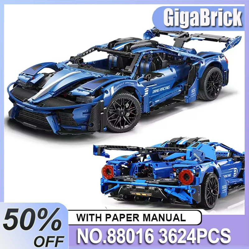 MOYU 88016 MOC تفصيل التقنية فورد GT سوبر سبورت سيارة نموذج اللبنات الطوب لغز الجمعية لعبة هدية الكريسماس للطفل #2