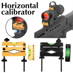 Scope Level Mounting Kit Universal Bubble Leveling Tool Magnetic Rifle Scope Mount Kit with High-Precision Bubble Leveling Sys