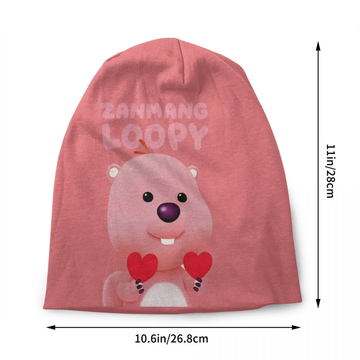 Custom Zanmang Loopy Anime Skullies Beanies Caps Streetwear Winter Warm Men Women Knitting Hat Adult Unisex Bonnet Hats