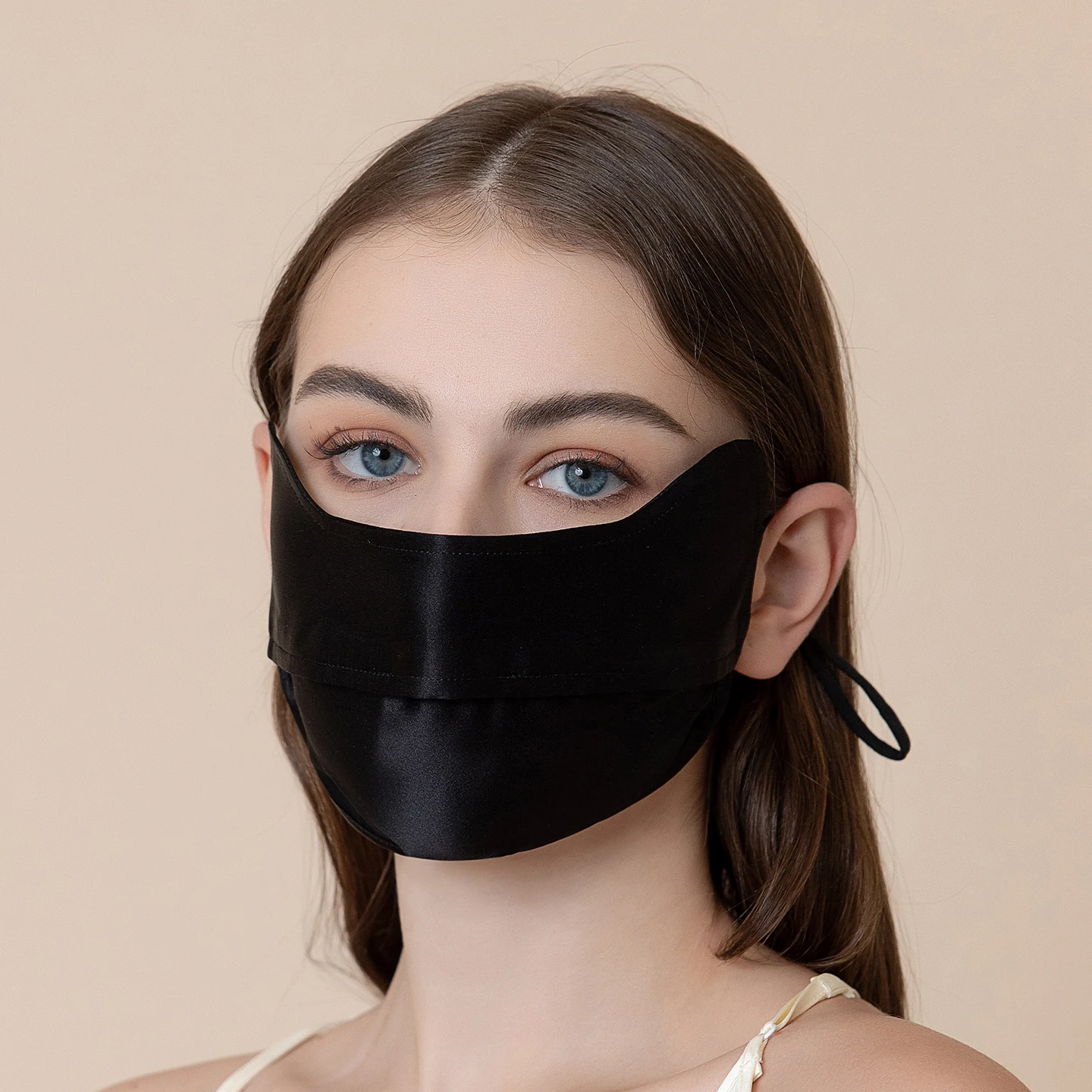 100% masque en soie été Protection UV masque facial lavable réutilisable femmes soie crème solaire masque Sports de plein air cyclisme soie visage couverture