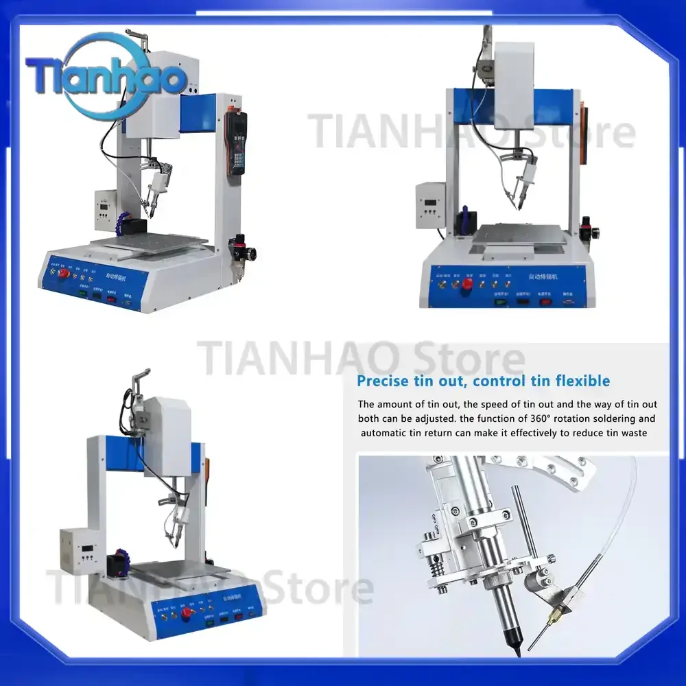 Automatic Welding Machine with Rotating Axis for FPCB Circuit Board and Welding Plate Connector for Guangdong