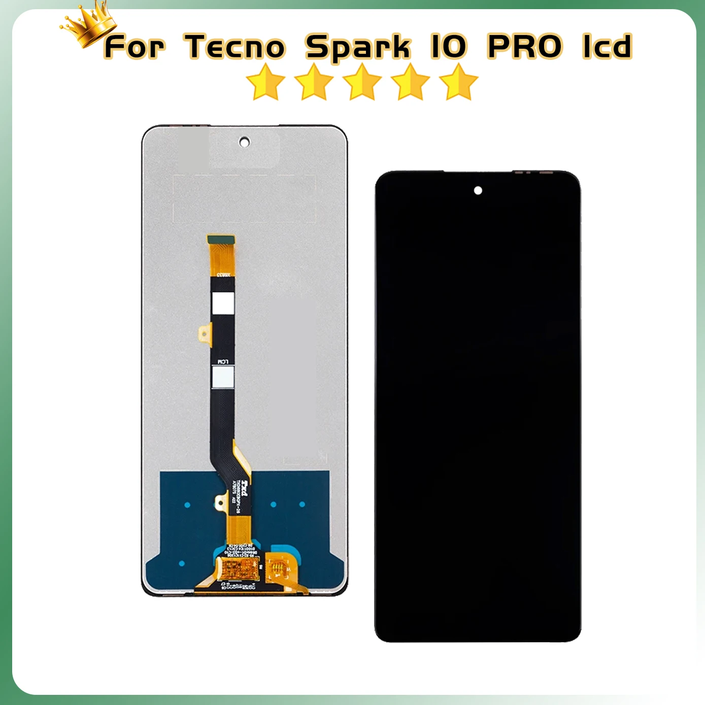 100% Tested For Tecno Spark 10 Pro Display Touch KI7 Premium Lcd Screen Digitizer Panel Assembly LCD SCREEN High quality