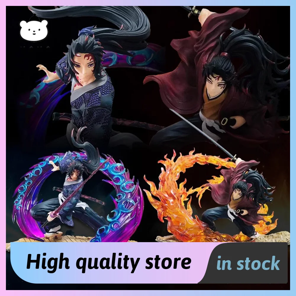 Demon Slayer Kimetsu No Yaiba Action Figure Cheng Jacksdv Yoriichi Tsugikuni Vs Kokushibo Model Statue Ornament Collection Toy