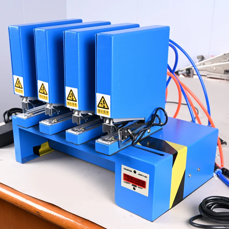 300 Times/Min Fast Binding 1-5mm Thickness Multi-Head Available Pneumatic 12# Stapling Machine